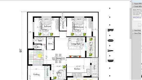 ft bungalow style house plan youtube