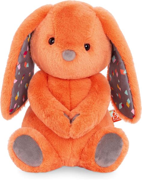 amazoncom  toys plush bunny super soft stuffed animal orange