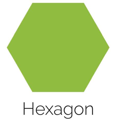 printable hexagon shape  color freebie finding mom