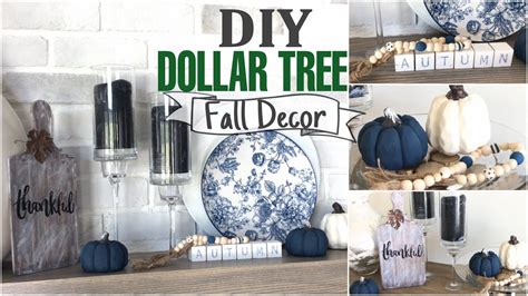 diy dollar tree fall decor  projects youtube