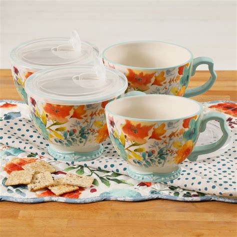 Willow 27 Ounce Cup With Lids Set Of 4 The Pioneer Woman Fall
