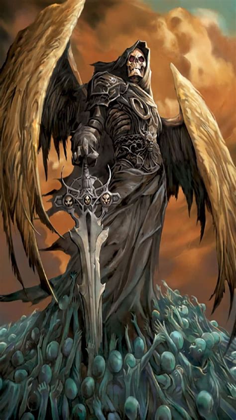 pin  kc  skulls grim reaper art dark fantasy art grim reaper