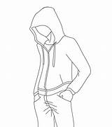 Drawing Outline Male Drawings Poses Reference Hoodie Draw Base Sketch Hoodies Body Cool Sketches Manga Para People Desenhos Tumblr Templates sketch template