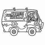 Coloring Scooby sketch template