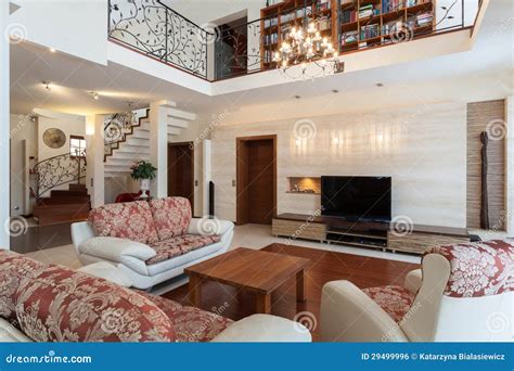 classy house elegant living room stock photo image