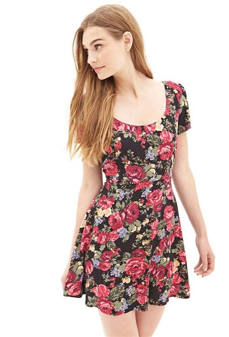 Pin By Roda On Dresses Floral Skater Dress Beautiful