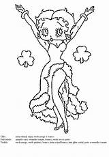 Betty Boop Coloring Pages Cartoons Drawing Printable Choose Board Year Colouring sketch template