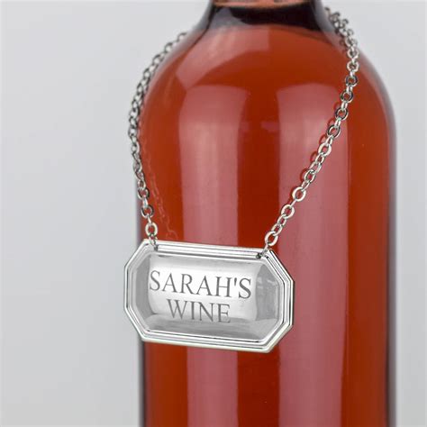 Personalised Bottle Tag By We Love To Create