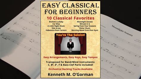 easy classical  beginners book orchestral backing tracks youtube