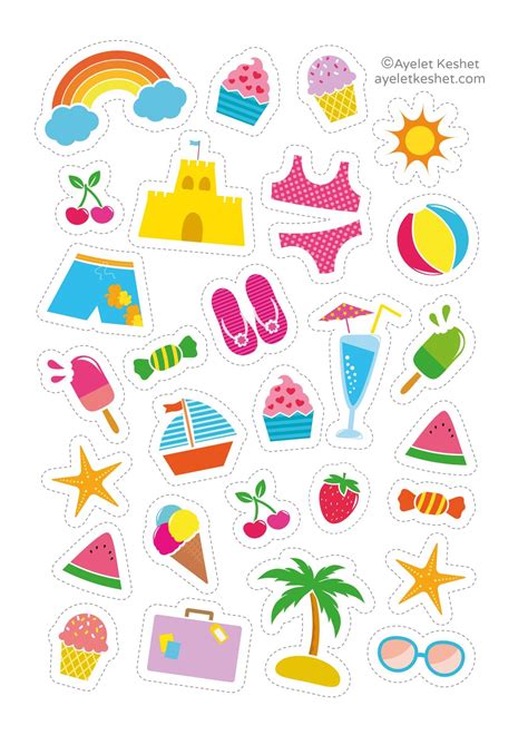cute printable stickers printable world holiday