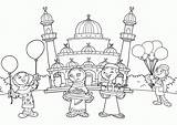 Mewarnai Masjid Bagus Kumpulan Resolusi Marimewarnai sketch template