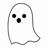 Ghost Halloween Template Printable Cut Stencils Outs Printablee Via sketch template