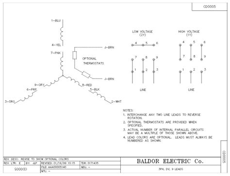baldor motor wiring diagrams  phase