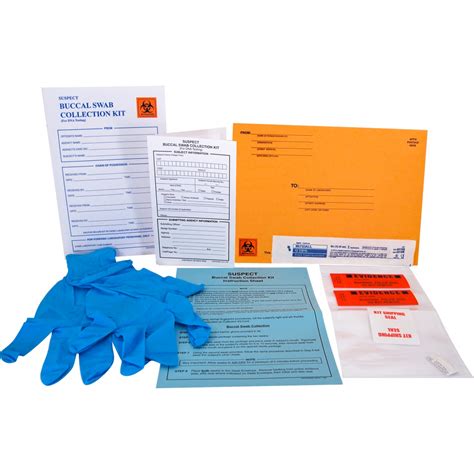 buccal swab collection kit crime scene forensic supply store