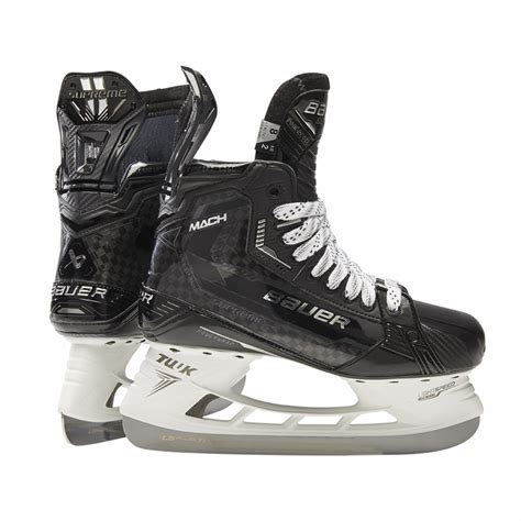 bauer supreme mach ti intermediate hockey ice skates  model
