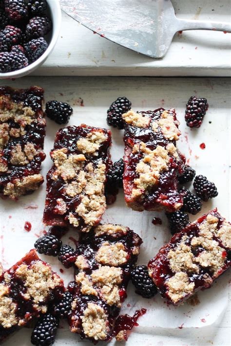 blackberry bars  healthy vegan  alkaline