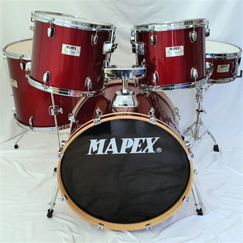 fully refurbished mapex  series  piece drum kit drums drum kits refurbishing