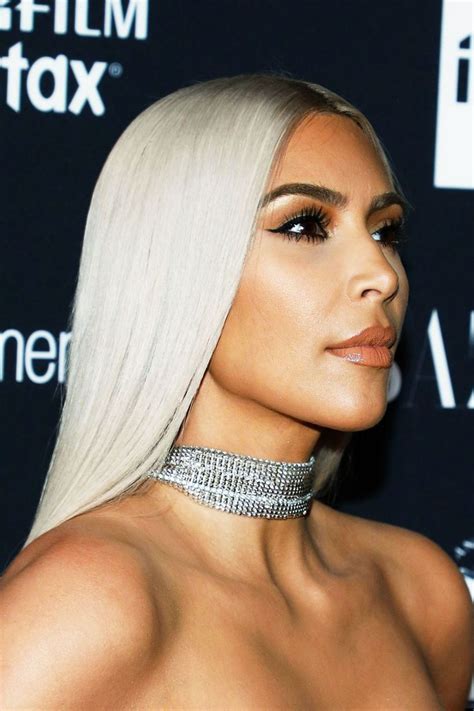 Kim Kardashian Grey Hair Color 2018 Latest Hair Style Trends Kim