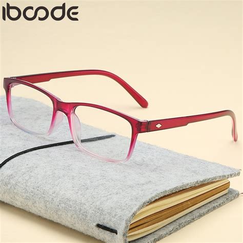 iboode fashion anti blue rays reading glasses men women high quality