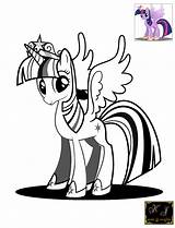 Twilight Sparkle Coloring Pages Alicorn Princess Color Getcolorings Kj Getdrawings Print Printable Template sketch template