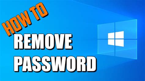 Remove Login Password On Windows 10 Tweak Me