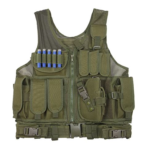 nfstrike military tactical accessories multi function shooting protective vests  nerf defense