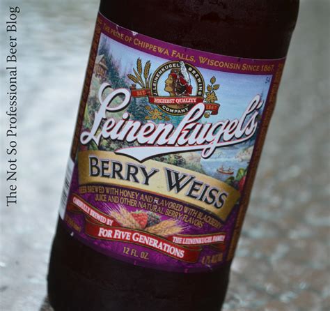 professional beer blog review berry weiss leinenkugel