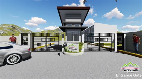 preciousville entrance gate  softouch property development corporation