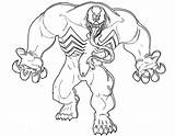 Venom Cartoon Páginas Connect sketch template