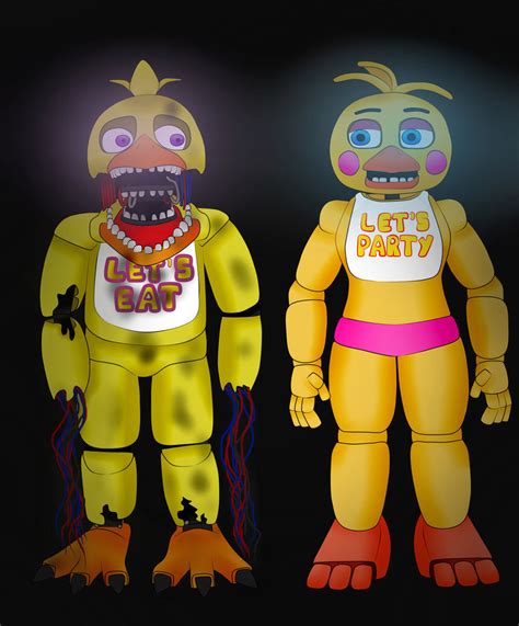 Five Nights At Freddy S Chica And Toy Chica By