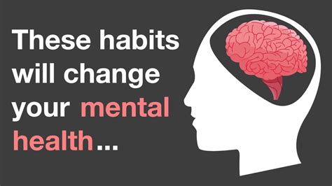 habits  change  mental health
