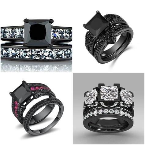 Black Wedding Ring Inspiration Fabwoman News Celebrity Beauty