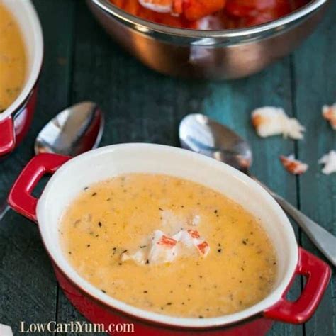 easy lobster bisque soup recipe gluten  keto