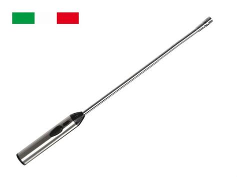 Brucialegna forgiato ferro battuto per . Accendino LUNGO 50 cm X122 FLEX - Caminopoli: tutto per il tuo camino.