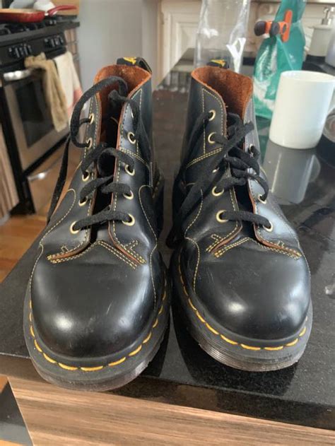 dr martens  dr martens smooth church vintage monkey boots grailed