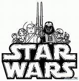 Wars Lego Star Coloring Pages Logo Chewbacca Clipart Clip Outline School Old Print Rocks Bal Fett Template Darth Pdf Kylo sketch template