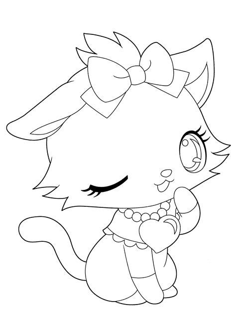 manga cat coloring pages high quality coloring pages clip art library