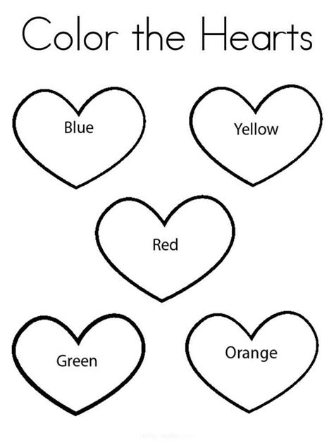 learning colors coloring pages
