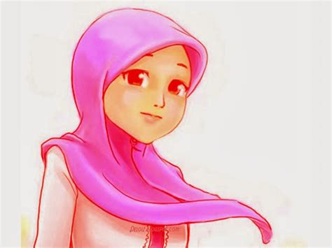 Anime Good Foto Anime Hijab Cantik