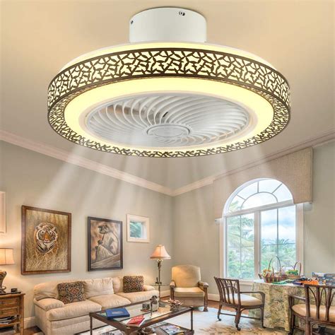 buy mengwl flush ceiling fan  lights remote control vintage  profile ceiling fan light