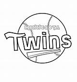 Twins Coloring Minnesota Pages Search Again Bar Case Looking Don Print Use Find sketch template