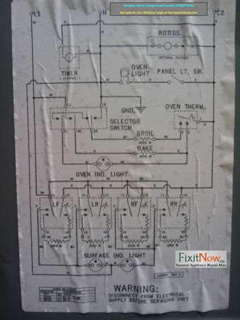 whirlpool electric range model number rfpxpno wiring diagram fixitnowcom samurai appliance