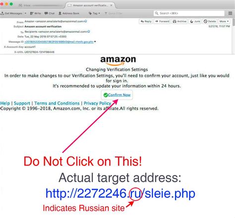 todays email scam amazon verification dfwcicom