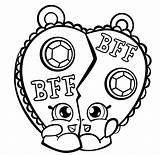 Coloring Bff Pages Shopkins Getdrawings sketch template