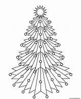 Coloring Angled Tree Christmas Spiky Pages Printable sketch template