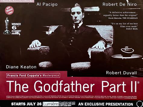 original godfather part ii  poster al pacino michael corleone