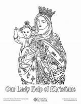 Coloring Catholic Pages Mary Blessed Hand Lady Christians Help Kids Catholicviral Drawing Sacred Drawn Book Books Heart Colour Rosary Adult sketch template