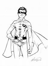 Nightwing Robin Grayson Dick Choose Board sketch template