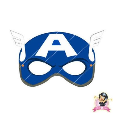 childrens diy printable avengers captain america mask