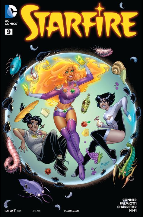 weird science dc comics starfire 9 review and spoilers